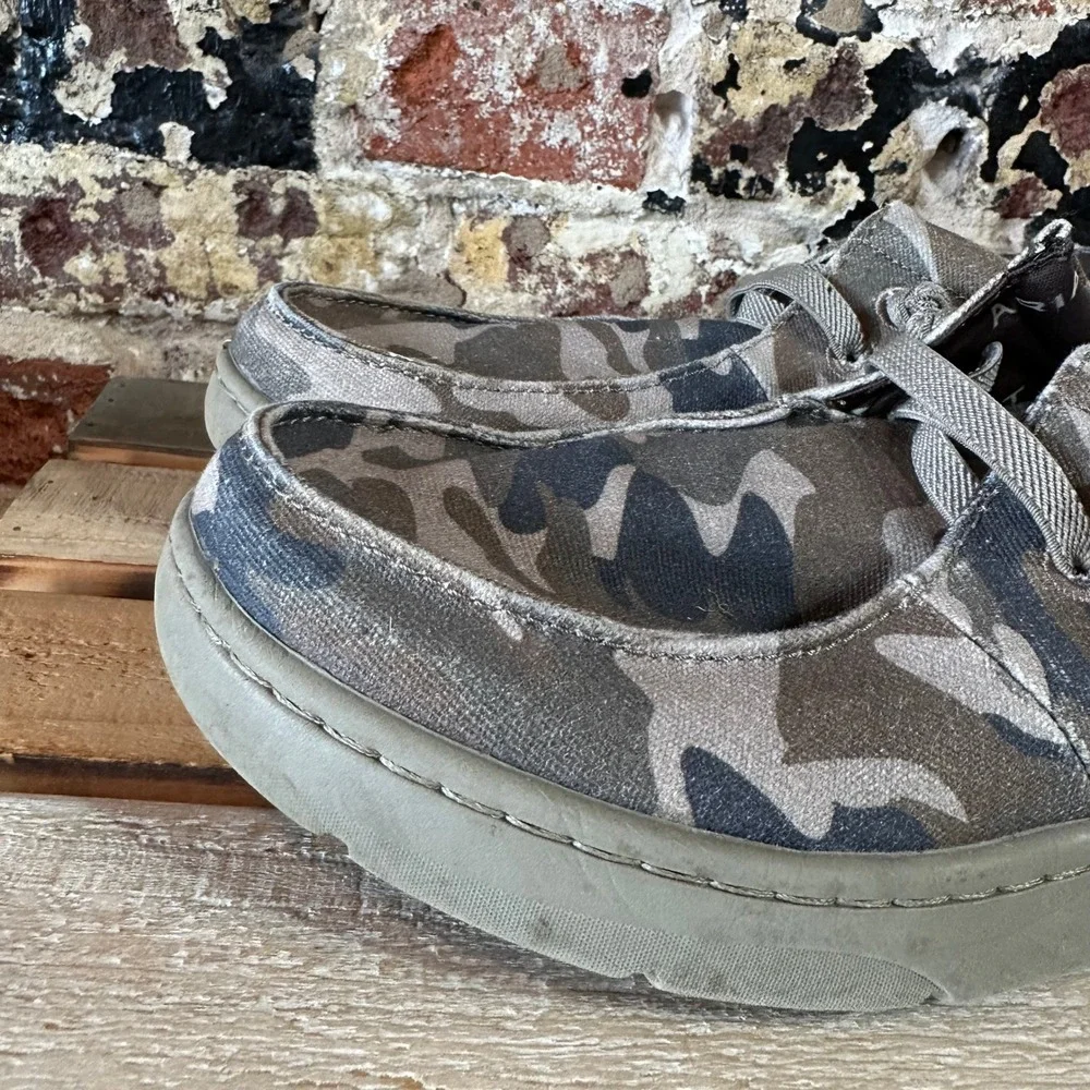 Ariat Hilo Camo Stretch Lace Loafers Mens 7.5 D Casual Shoes 10040443